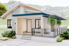 Nhà cấp 4 mái lệch