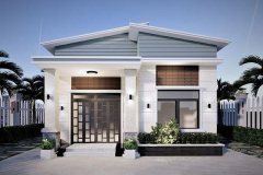 Nhà cấp 4 mái lệch