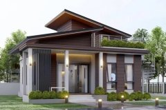 Nhà cấp 4 mái lệch