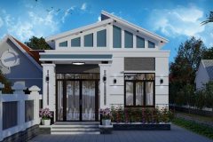 Nhà cấp 4 mái lệch